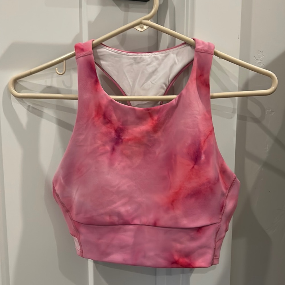 Zella high neck tie dye sports bra